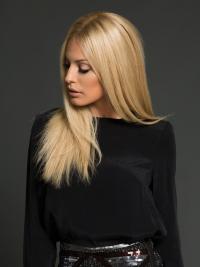 Long Blonde Straight Human Hair Wigs & Natural Look