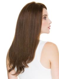 Long Straight Brown Wigs Real Hair Perfect Natural Look