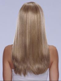 Flexible Long Straight Human Hair Women Wig Available