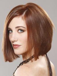 Fashion Short Straight Bob Wig Remy Human Hair UK