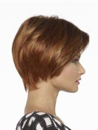 Short Auburn Lace Bob Wig Short Human Hair Natural Look