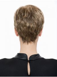 Blonde Women Boycut Wigs Fashion Synthetic Short