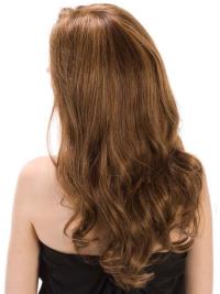Remy Human Hair Wigs Long Wavy Auburn Style