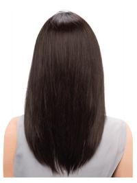 Long Auburn Human Hair Women Wigs Natural Look