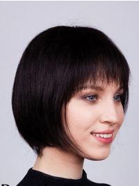 Straight Bob Wig Remy Hair, Female Lace Front