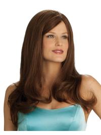 Long Auburn Wig Ideal Real Human Hair for Women
