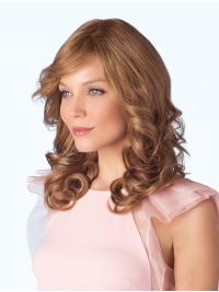 Blonde Curly Human Hair Wig Lace Front Natural Look