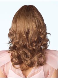 Blonde Curly Human Hair Wig Lace Front Natural Look