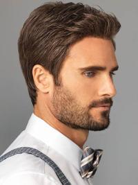 Short Synthetic Wigs for Men – Straight Comfortable Fit