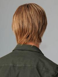 Short Human Wig for Young Men – 8" Straight Style