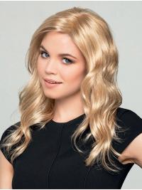Long Layered Synthetic Blonde Wavy Lace Wig For Women