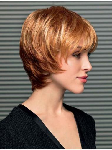 Wavy Synthetic Boycut Wig Short Style for a Trendy Look