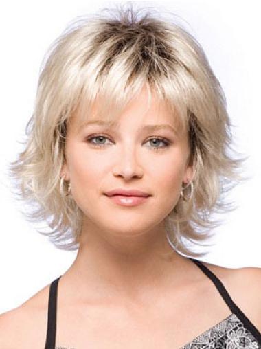 Best Lace Front Affordable Synthetic Blonde Wigs Straight Style