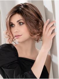 Great Synthetic Wigs - Chin Length Wavy Bob Style