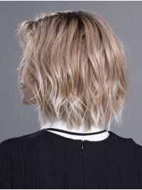 Auburn Wavy Bob Synthetic Wig - Gorgeous Chin Length