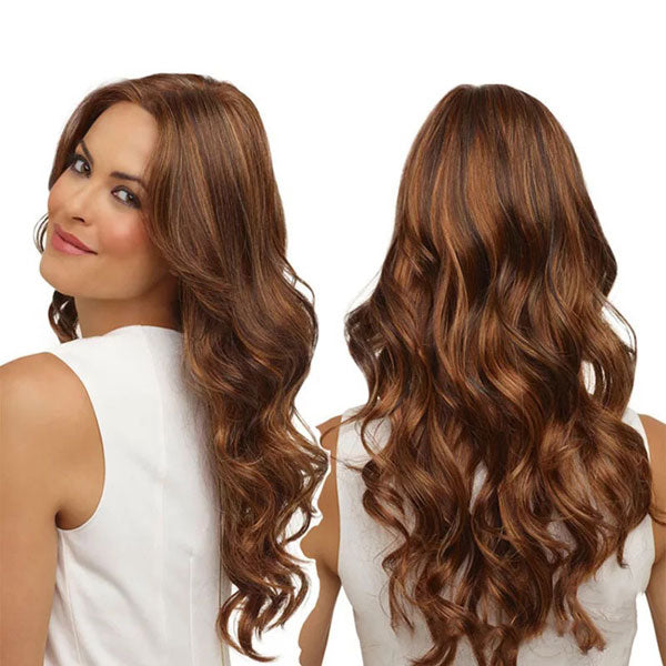 Synthetic Curly Wigs With Middle Part – Long Hair For Ladies