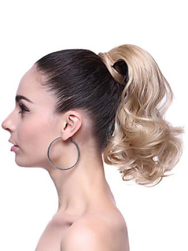 Wavy Synthetic 12" Ponytail Hairpiece for Easy Styling
