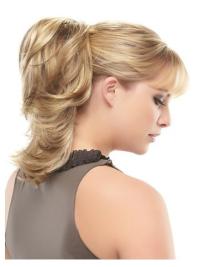 Easy Wear Wavy Synthetic Blonde Wig Ponytail