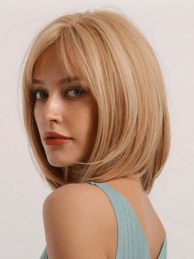 Elegant Synthetic Wig - Natural Looking Daily Wear Hair