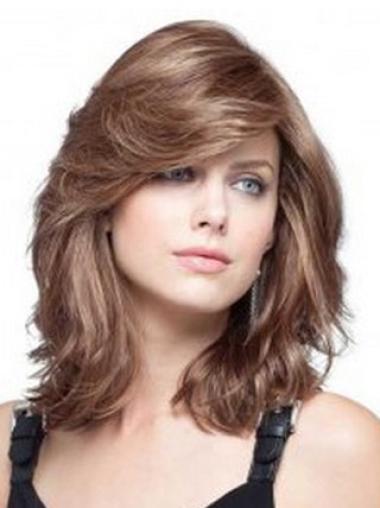 Incredible Auburn Wig 16" Remy Human Hair with Bangs