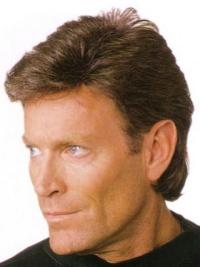Brown Synthetic Wigs for Male - Short Straight Cut