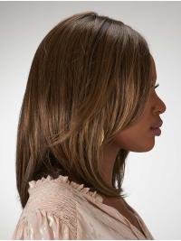 Synthetic 14" Straight Wigs – Shoulder Length Hair for Women