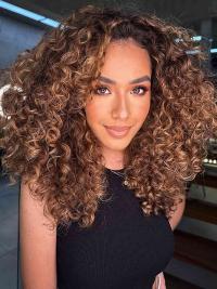 16" Long Layered African American Wig Realistic Style