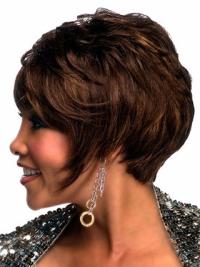 Short Cut Wavy Wig 9" Layered Style for Black Women
