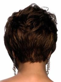 Short Cut Wavy Wig 9" Layered Style for Black Women