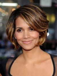 Brown Wavy 8-Inch Synthetic Wig
