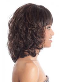 Best Synthetic Capless Wigs Medium Length Wigs with Bangs