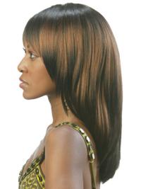 Best African American Wig Soft Straight Shoulder Length, Natural Look