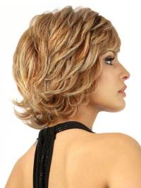 Chin Length Blonde Wigs Flexible Remy Human Hair for Women