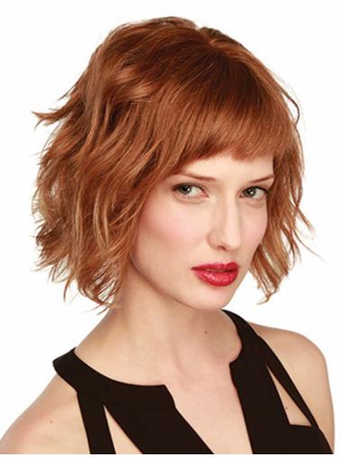 Perfect Bob Wigs Wavy Real Human Hair Wig Sale