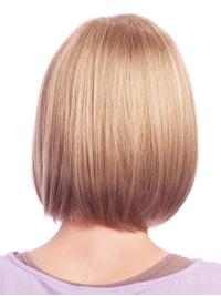 Affordable Brown Wigs 11" Human Hair Comfortable