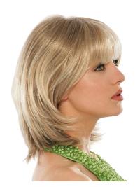 Real Hair Wigs Blonde Short Lace Style For Sale