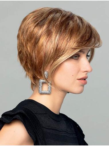 Fabulous Straight Blonde Wig Layered, Mon Synthetic Hair