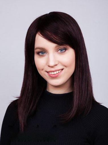 14" Remy Human Hair Straight Wig Lace Front
