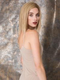 Fashionable 12" Straight Blonde Bob Human Hair Wigs