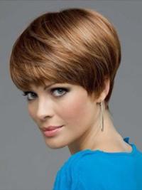Brown Boycuts Cropped Human Hair Wigs Best Choice