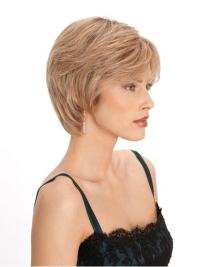 Blonde Straight Bob Wig 100% Human Hair Comfortable