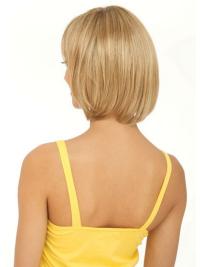 Chin Length Blonde Bob Wig Straight Lace Front Real Human Hair