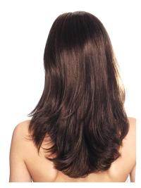 Affordable Black Lace Front Human Hair Wig with Bangs