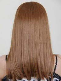 100% Human Hair Wigs Auburn Long Style Cheap