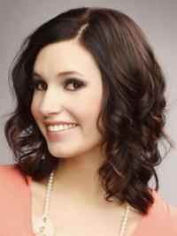 Shoulder Length Lace Front Wig Human Hair, Flexible Fit