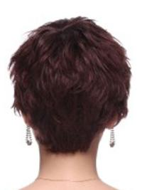 Fashion Auburn Wig Capless Design, Natural Human Hair