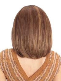 12" Auburn Straight Lace Front Wig Remy Human Hair