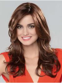 Hand-Tied 18" Brown Remy Wig Long Layered Style