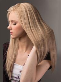 Long Straight Blonde Lace Front Wigs Human Hair