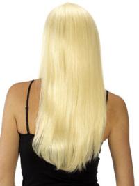 Blonde Full Lace Wig with Bangs Long Human Hair